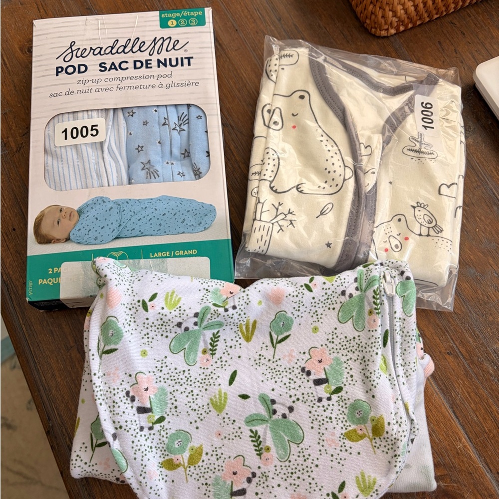 SwaddleMe Pod Set Bundle with Blue and White Stars